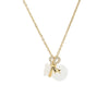 Titanium Steel And Copper Gourd Money Bag Pendant Necklace For Women With Electroplating Design
