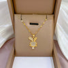 Titanium Steel And Copper Microencrusted Diamond Geometric Cartoon Style Unisex Necklace