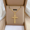 Titanium Steel And Copper Microencrusted Diamond Geometric Cartoon Style Unisex Necklace