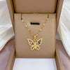 Titanium Steel And Copper Microencrusted Diamond Geometric Cartoon Style Unisex Necklace