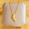 Titanium Steel And Copper Women's Light Luxury Necklace With Flowers Pattern And Electroplated Process