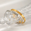 Titanium Steel And Stainless Steel Diamondencrusted Bow Zircon Women's Bracelet With Electroplating