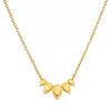 Titanium Steel And Stainless Steel Electroplated Geometric Snake Necklace For Women
