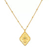 Titanium Steel And Stainless Steel Electroplated Geometric Snake Necklace For Women