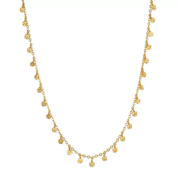 Titanium Steel And Stainless Steel Electroplated Geometric Snake Necklace For Women