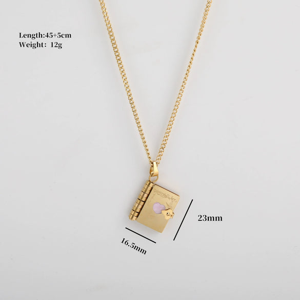 Titanium Steel And Stainless Steel Geometric Butterfly Pendant With O Shaped Chain Electroplated And Color Preserved