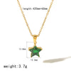 Titanium Steel And Stainless Steel Star Pendant Necklace Highend Fashion Unisex