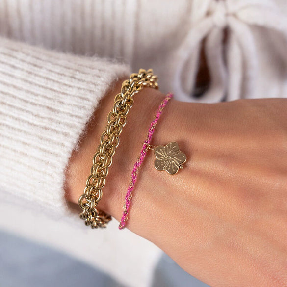 Titanium Steel Animal And Zodiac Shaped Electroplated Bracelet For Women