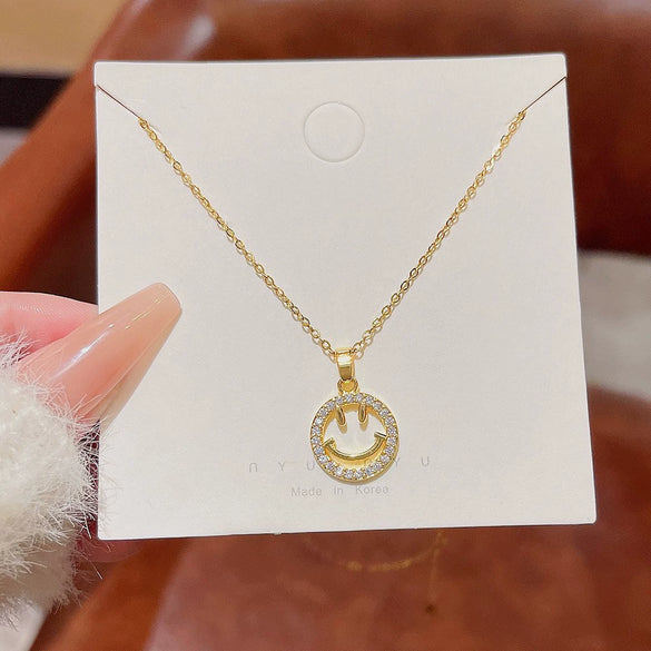 Titanium Steel Animal Zodiac Butterfly Tassel Pendant Necklace With Electroplating And Mixed Gemstone Setting For Women