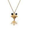316L Stainless Steel Animal Zodiac Lucky Koi Pendant Necklace Women Minimalist Electroplated