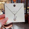 Titanium Steel Animal Zodiac Micro Inlay Rotating Rabbit Necklace Pendant For Women