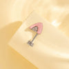Titanium Steel Animal Zodiac Microinlaid Zircon Oil Drop Screw Ear Nail Jewelry With Electroplating