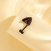 Titanium Steel Animal Zodiac Microinlaid Zircon Oil Drop Screw Ear Nail Jewelry With Electroplating