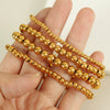 316L Stainless Steel Ball Bracelet Minimalist Style Electroplated Jewelry For Ladies