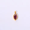 Titanium Steel Birthstone Jewelry Electroplating Horse's Eye Pendant For Ladies