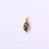 Titanium Steel Birthstone Jewelry Electroplating Horse's Eye Pendant For Ladies