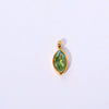 Titanium Steel Birthstone Jewelry Electroplating Horse's Eye Pendant For Ladies