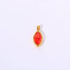 Titanium Steel Birthstone Jewelry Electroplating Horse's Eye Pendant For Ladies