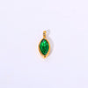 Titanium Steel Birthstone Jewelry Electroplating Horse's Eye Pendant For Ladies