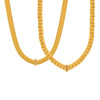 316L Stainless Steel Blade Chain Bracelet Necklace With Geometric Pattern Electroplated Simple Style For Men And Women