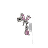 Titanium Steel Bow Shape Women's Zirconia Earrings