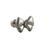 Titanium Steel Bow Shape Zircon Earrings For Women