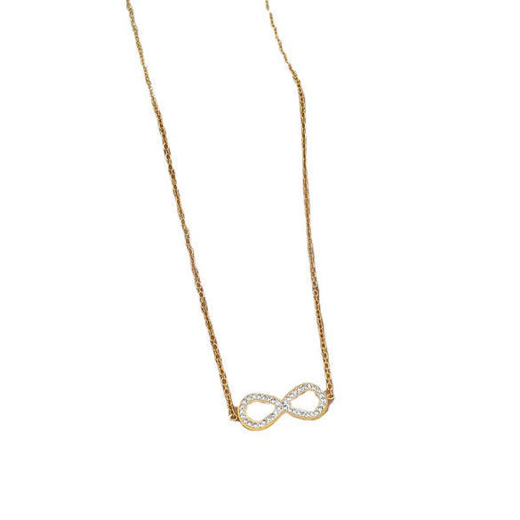 Titanium Steel Bowknot Geometric Cartoon Plant Flowers Style Electroplated Unisex Necklace