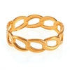 Titanium Steel Bracelet Light Luxury Geometric Style Pvd Plating 18K Real Gold Electroplating