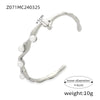 Titanium Steel Bracelet Light Luxury Highend Opening Niche Design Electroplated Hand Jewelry