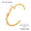 Titanium Steel Bracelet Light Luxury Highend Opening Niche Design Electroplated Hand Jewelry