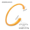 Titanium Steel Bracelet Light Luxury Highend Opening Niche Design Electroplated Hand Jewelry