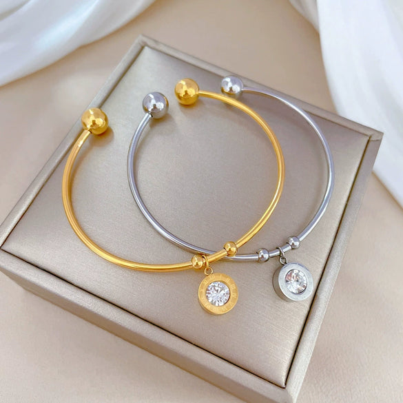 Titanium Steel Bracelet Retro Fashion Electroplated Jewelry