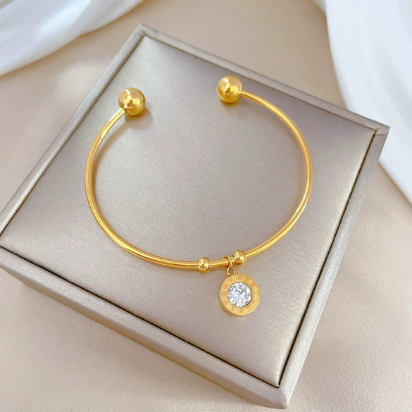 Titanium Steel Bracelet Retro Fashion Electroplated Jewelry