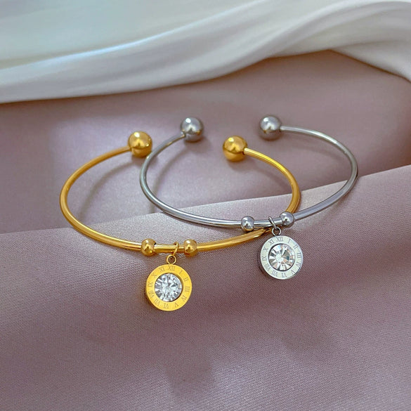 Titanium Steel Bracelet Retro Fashion Electroplated Jewelry