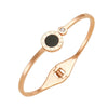 Titanium Steel Bracelet With Roman Numerals Electroplated For Women
