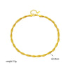 Titanium Steel Braided Snake Bone Chain Electroplated Unisex Clavicle Chain Jewelry Necklace