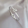 Titanium Steel Butterfly Bracelet Electroplated Retro Fashion