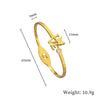 Titanium Steel Butterfly Bracelet Electroplated Retro Fashion