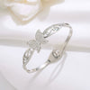 Titanium Steel Butterfly Diamond Bracelet For Women Luxury Vacuum Plated Jewelry