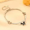 Titanium Steel Butterfly Love Water Drops Bell Pattern Bracelet Necklace Earrings Jewelry For Women