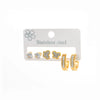 Titanium Steel Butterfly Zircon Earrings For Women Fashionable Animal Design Electroplated