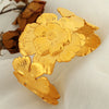 316L Stainless Steel Camellia Bracelet Electroplating Simple Style Jewelry