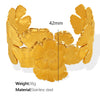 316L Stainless Steel Camellia Bracelet Electroplating Simple Style Jewelry