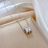Titanium Steel Cartoon Geometric Electroplated Female Clavicle Chain Necklace