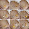 Titanium Steel Cartoon Plant Flowers Geometric Style Electroplated Cold Necklace For Women