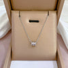 Titanium Steel Cartoon Plant Flowers Geometric Style Electroplated Cold Necklace For Women
