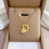 Titanium Steel Cartoon Plant Flowers Geometric Style Electroplated Cold Necklace For Women