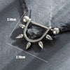 Titanium Steel Cast Geometric Pointed Cone Polishing Unisex Earrings