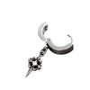 Titanium Steel Casting Cross Star High Sense Hip Hop Unisex Earrings