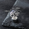 Titanium Steel Casting Crown Chain Polishing Unisex Fashionable Distinctive Earrings